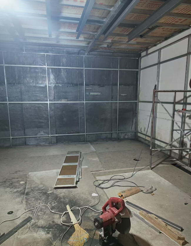 黄冈SRT室治疗室铅板施工